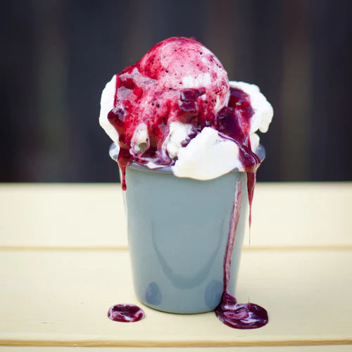 Prairie Berry Sauce & Ice Cream